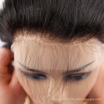 Wholesale Price Transparent HD Thin Swiss Lace Frontal Closure, Cuticle Aligned Pre Plucked Virgin Hair HD Lace Frontal